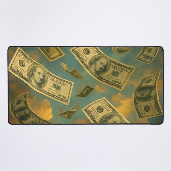 Item preview, Hundred Dollar Bills Falling Through Sky designed and sold by h4sey.