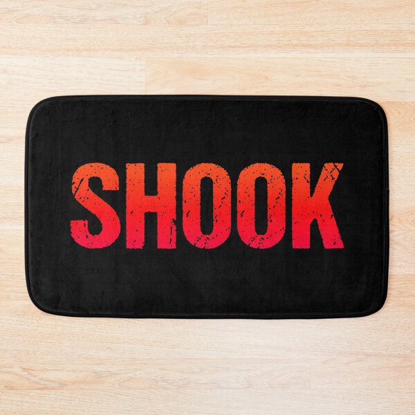 Item preview, Shook in Red Bold Gritty designed and sold by Memes N Lore .