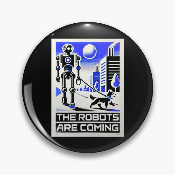 Item preview, tesla bot designed and sold by TEEJAMBOREE.
