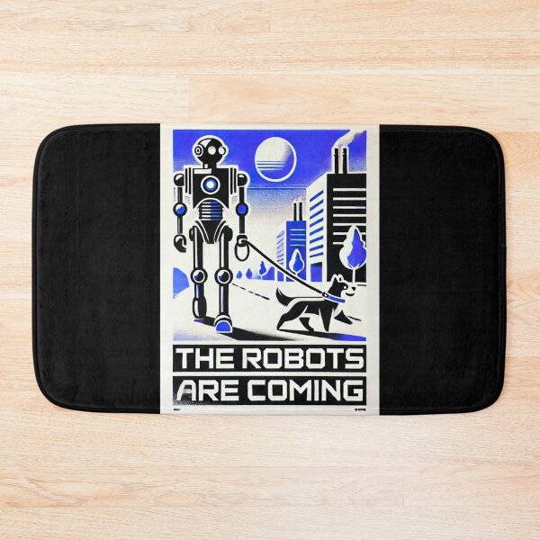 Item preview, tesla bot designed and sold by TEEJAMBOREE.