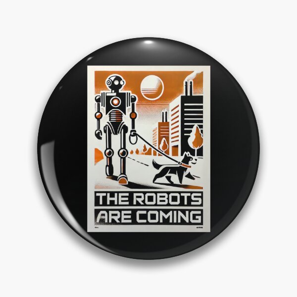 Item preview, tesla bot designed and sold by TEEJAMBOREE.