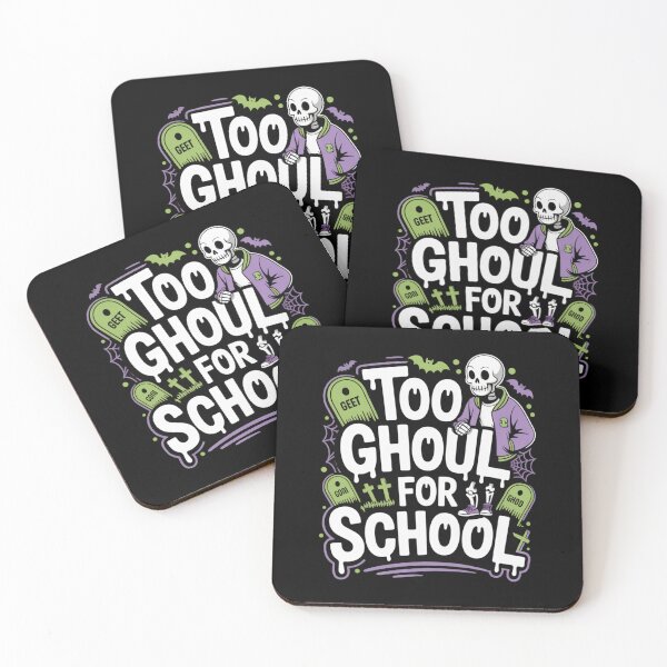 Item preview, Too Ghoul for School Halloween Shirt – Funny Skeleton Ghoul Back‑to‑School Tee, Classic T-Shirt designed and sold by podlook.