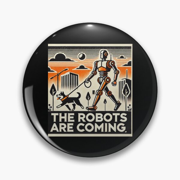 Item preview, tesla bot designed and sold by TEEJAMBOREE.