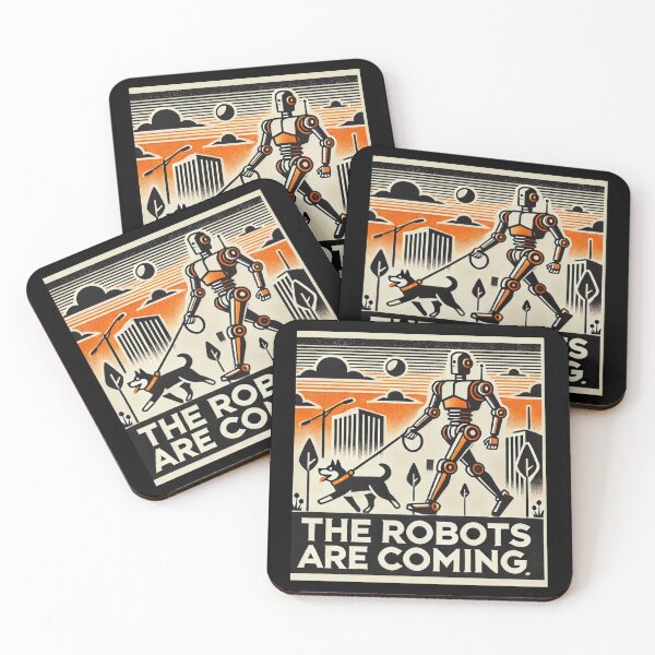 Item preview, tesla bot designed and sold by TEEJAMBOREE.
