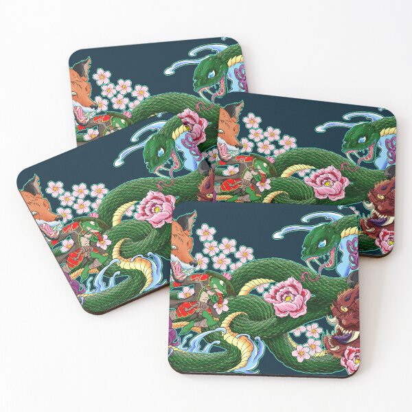 Item preview, Frog and Snake designed and sold by RetroGrappler.