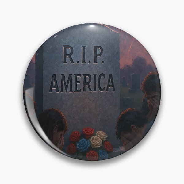 Item preview, Mourning at Dusk – R.I.P. America Graveyard Art designed and sold by AbstractAnom.