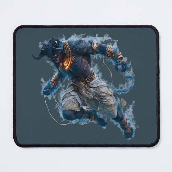 Item preview, Title: Infernal Minotaur Spirit designed and sold by MYTHIC PEEL STICKERS.