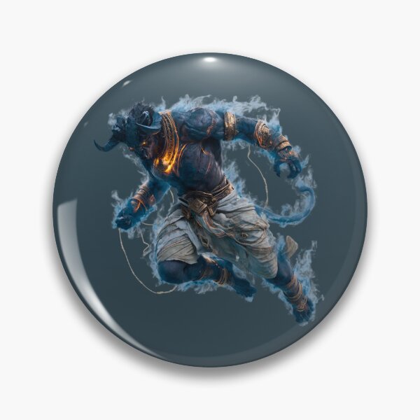 Item preview, Title: Infernal Minotaur Spirit designed and sold by MYTHIC PEEL STICKERS.