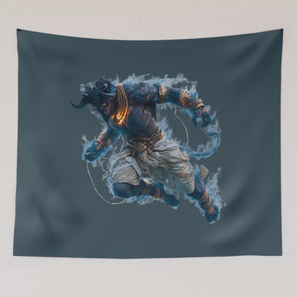 Item preview, Title: Infernal Minotaur Spirit designed and sold by MYTHIC PEEL STICKERS.