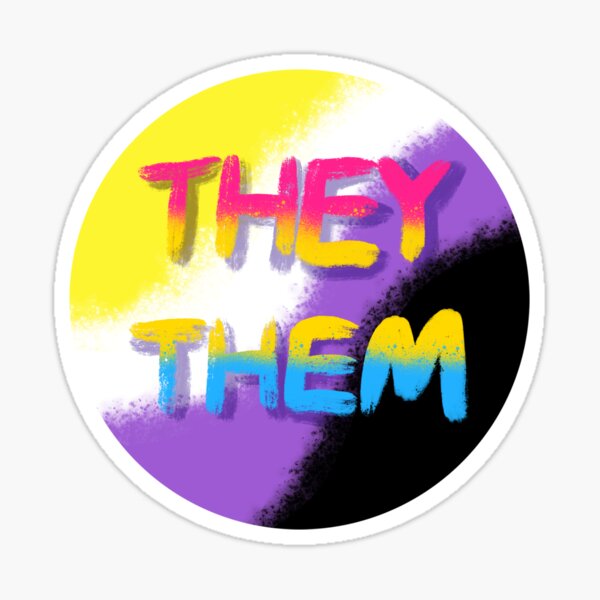 Item preview, They/Them designed and sold by KyraPikachu25.