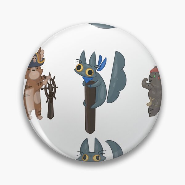 Item preview, pirate cats designed and sold by noodlethesauce.