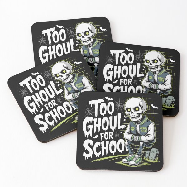 Item preview, Too Ghoul for School Halloween Shirt – Funny Skeleton Ghoul Back‑to‑School Tee, Classic T-Shirt designed and sold by podlook.