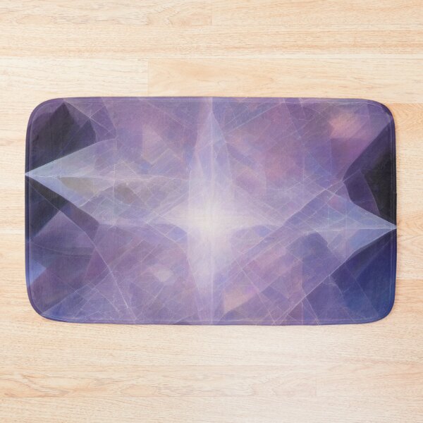 Item preview, Celestial Fractals – Lightcode Geometry in Amethyst Tones designed and sold by AbstractAnom.