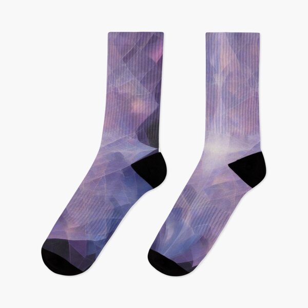 Item preview, Celestial Fractals – Lightcode Geometry in Amethyst Tones designed and sold by AbstractAnom.