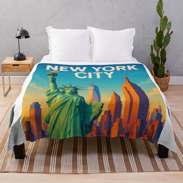 Item preview, Statue of Liberty and New York City Skyline designed and sold by Aryabek.