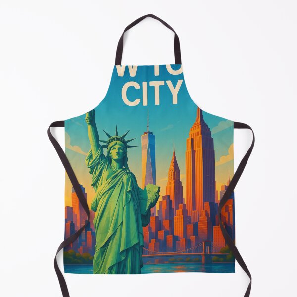 Item preview, Statue of Liberty and New York City Skyline designed and sold by Aryabek.
