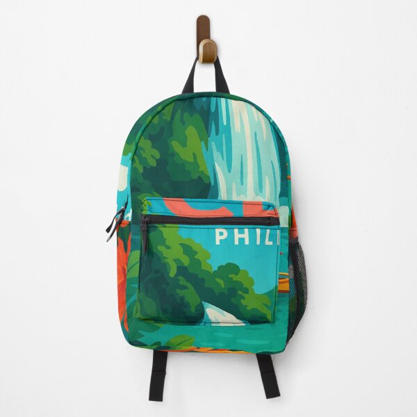 Item preview, Waterfalls and Boat in Tropical Cebu, Philippines designed and sold by Aryabek.