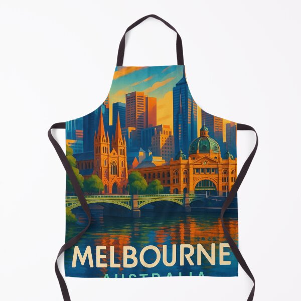 Item preview, Melbourne Skyline at Flinders Street Station designed and sold by Aryabek.