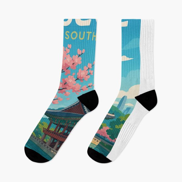 Item preview, Seoul Cherry Blossoms with Namsan Tower designed and sold by Aryabek.