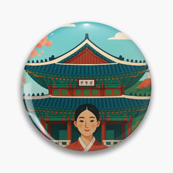 Item preview, Seoul Hanok Village and Namsan Tower designed and sold by Aryabek.