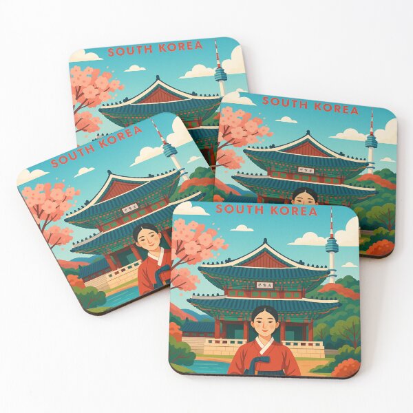 Item preview, Seoul Hanok Village and Namsan Tower designed and sold by Aryabek.