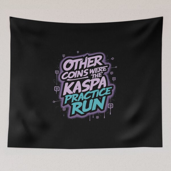 Item preview, Blocks Before Buzzwords Kaspa designed and sold by RadDeck.