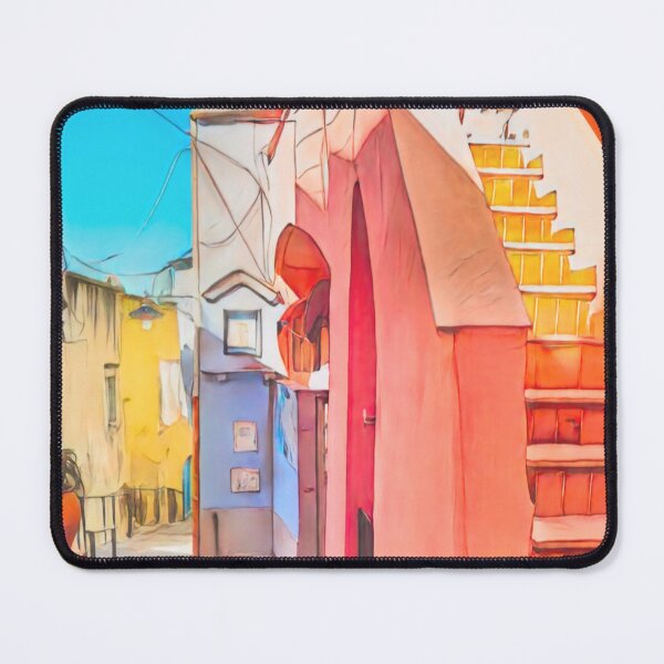 Item preview, Pastel Houses of Procida designed and sold by MartMoDesigns.