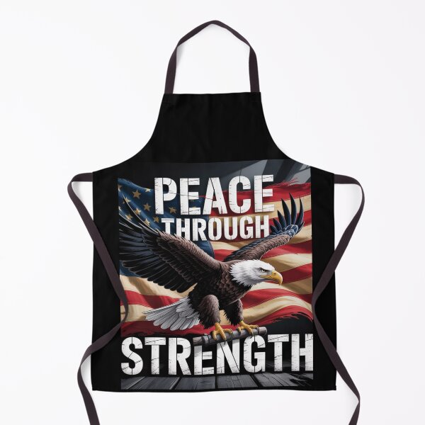 Item preview, United We Stand: Iconic American Flag and Eagle Embody "Peace Through Strength," Defending Freedom and Prosperity. designed and sold by MIMSCorneR.