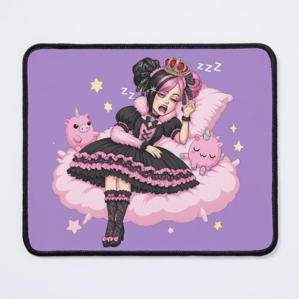 Item preview, Nappin emo, ouji, gothic, kawaii, lolita, funny princess designed and sold by DumbPet.