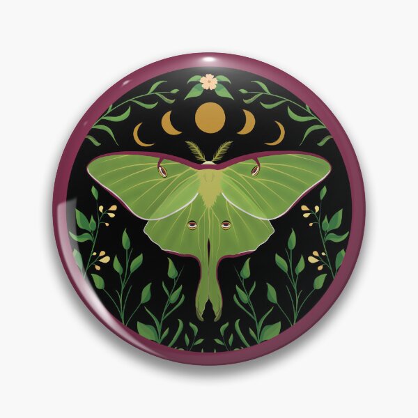Item preview, Luna Moth Celestial Moon Cottagecore Mystic Insect Design designed and sold by Parkerzz.