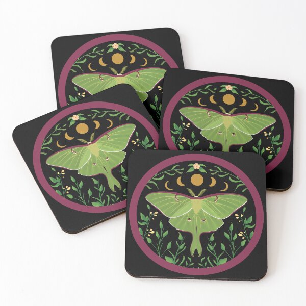 Item preview, Luna Moth Celestial Moon Cottagecore Mystic Insect Design designed and sold by Parkerzz.