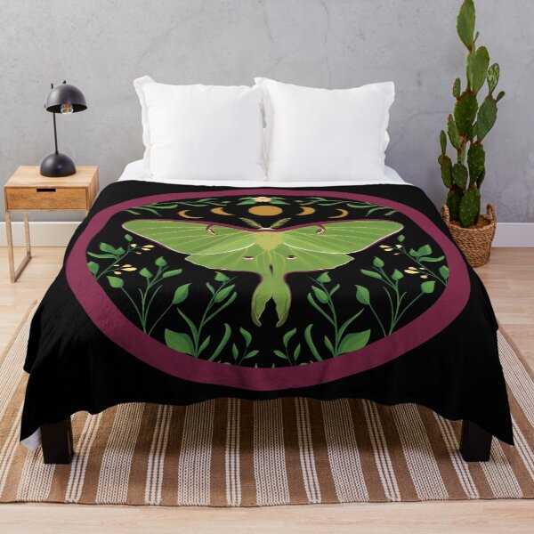 Item preview, Luna Moth Celestial Moon Cottagecore Mystic Insect Design designed and sold by Parkerzz.