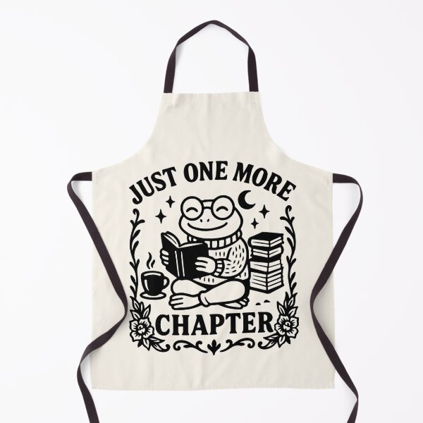 Item preview, Just One More Chapter Cozy Frog Reading Bookworm designed and sold by Parkerzz.