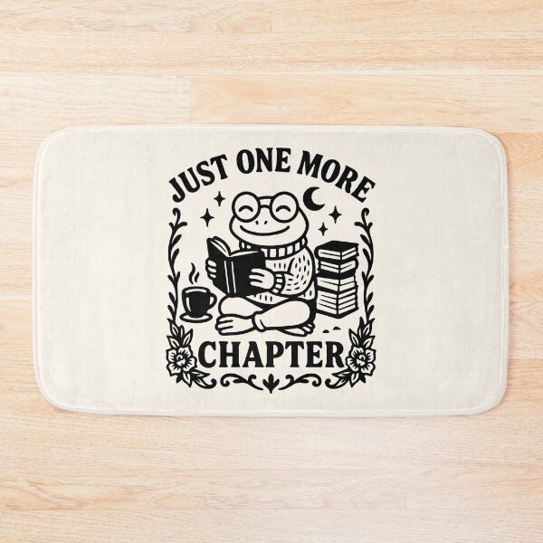 Item preview, Just One More Chapter Cozy Frog Reading Bookworm designed and sold by Parkerzz.