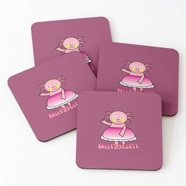 Item preview, Balletaxolotl cute ballet dancer axolotl designed and sold by fluffyfamcraft.
