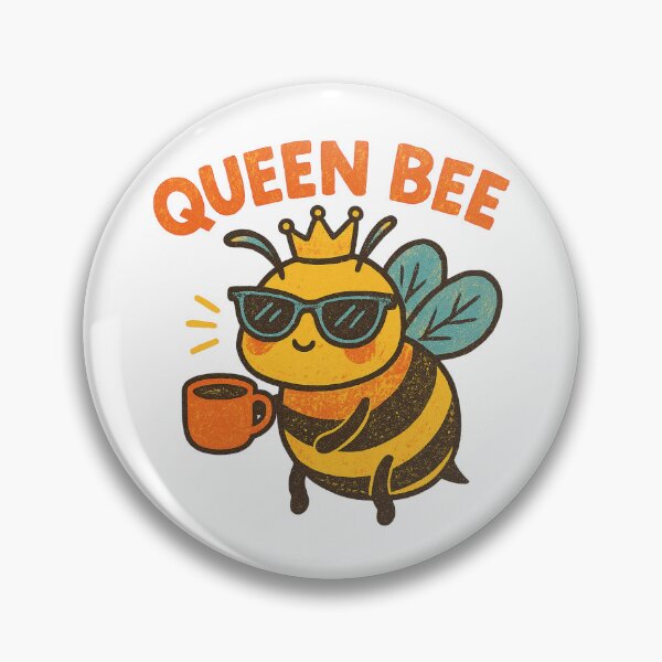 Item preview, Queen Bee – Funny Crowned Coffee Bee Design designed and sold by Lacritsa .