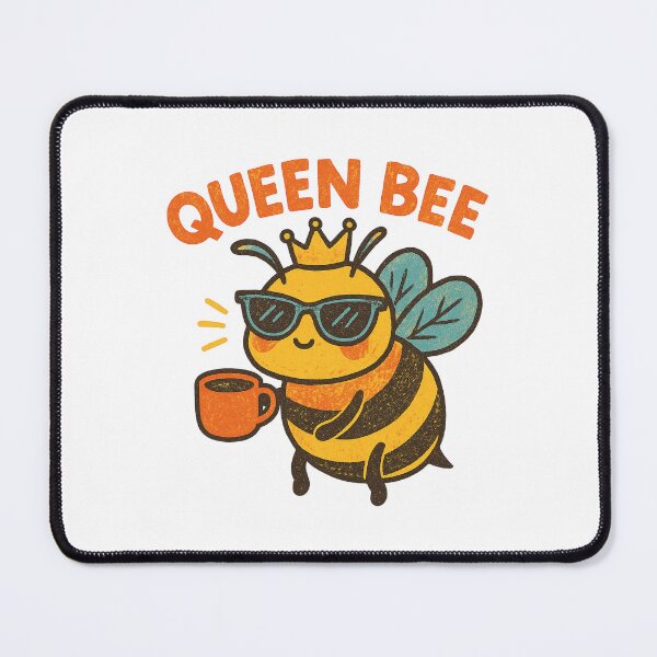 Item preview, Queen Bee – Funny Crowned Coffee Bee Design designed and sold by Lacritsa .