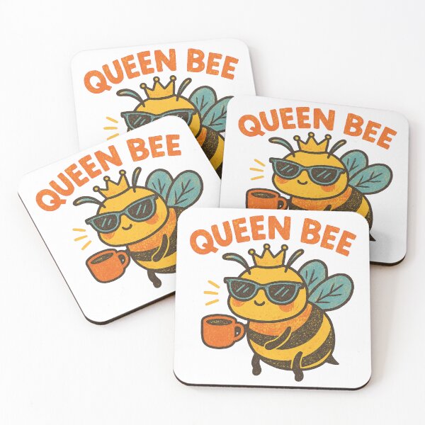 Item preview, Queen Bee – Funny Crowned Coffee Bee Design designed and sold by Lacritsa .