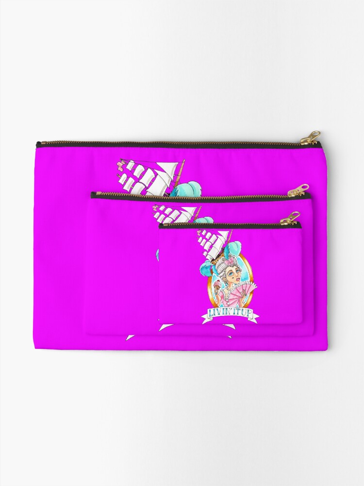 Thumbnail 2 of 4, Zipper Pouch, Livin' It Up designed and sold by SphinxArtique.