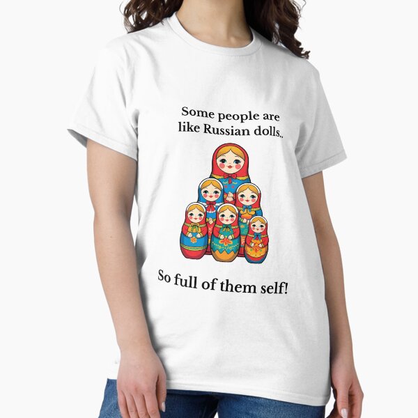 Item preview, Manche Menschen sind wie russische Puppen designed and sold by Multi2neDesign.