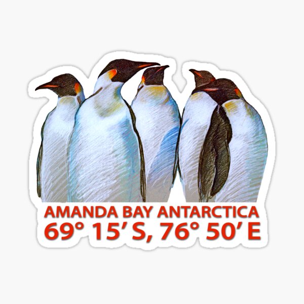 Item preview, Amanda Bay Antarctica 69° 15S, 76° 50E designed and sold by Trish Hart.