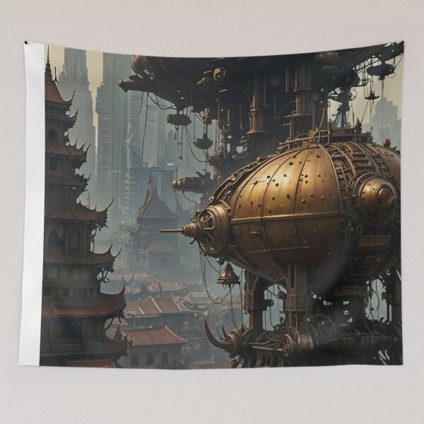 Item preview, "Steampunk WAT6 : Steampunk Temple of the Future" designed and sold by Neo Yonok -art-.