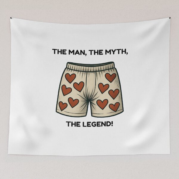 Item preview, Dungeon Crawler Carl - Man Myth Legend BigBoi Boxers Black designed and sold by ImpastaCorp.