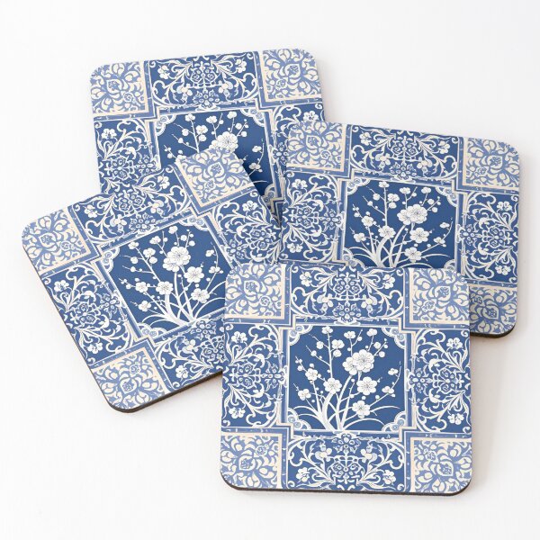 Item preview, Blue and White Floral Pattern2 designed and sold by Kayslab.