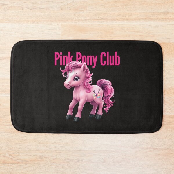 Item preview, Enchanted Filly - Pink Horse with Whimsical Tattoos designed and sold by ArtisticDesignsbyLinda.