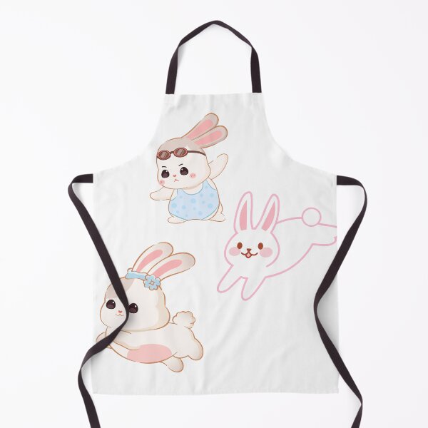 Item preview, Playful Bunnies on the Go – Cute Cartoon Rabbit Sticker Pack designed and sold by PRINTJIT.