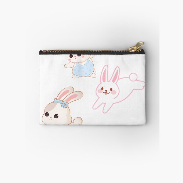 Item preview, Playful Bunnies on the Go – Cute Cartoon Rabbit Sticker Pack designed and sold by PRINTJIT.