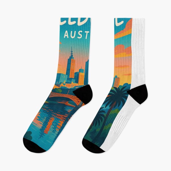 Item preview, Melbourne Cityscape from the Yarra River designed and sold by Aryabek.