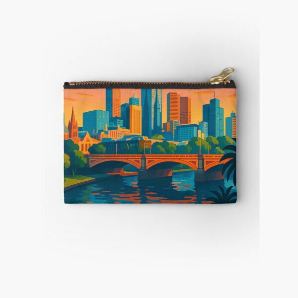 Item preview, Melbourne Cityscape from the Yarra River designed and sold by Aryabek.