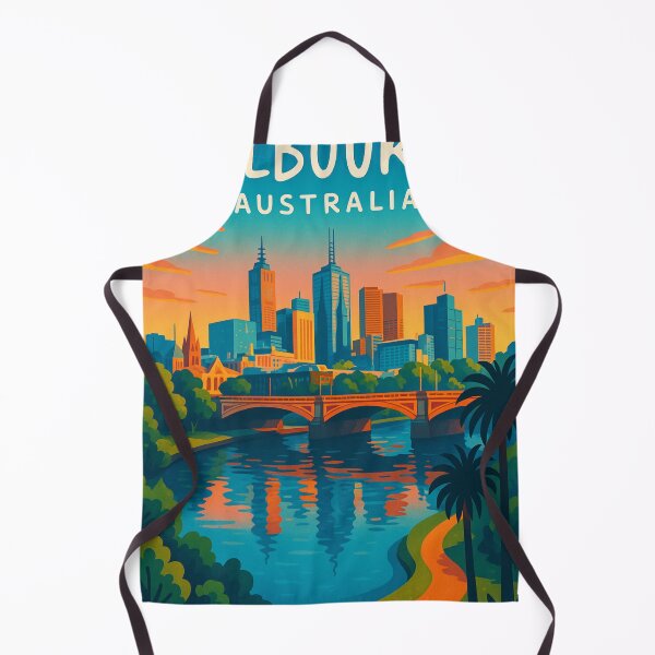Item preview, Melbourne Cityscape from the Yarra River designed and sold by Aryabek.
